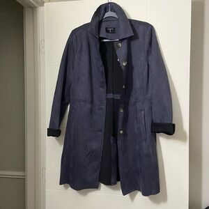Tahari suede over coat